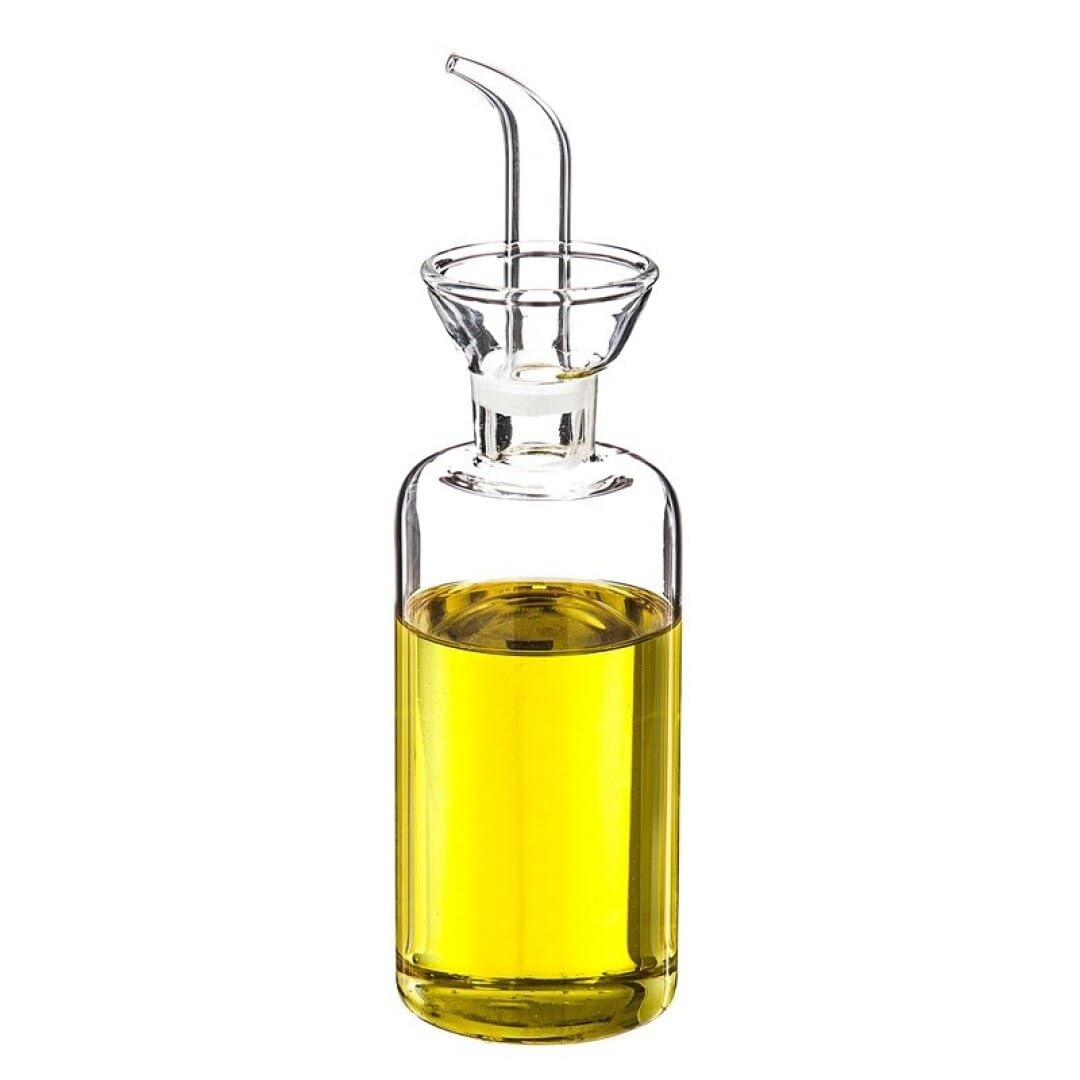 DAMDAM GO | Ölflasche aus Glas, tropfsicher, für Auto, 250 ml, in Schachtel verpackt - Tropfendiches Öl in Glas für conc